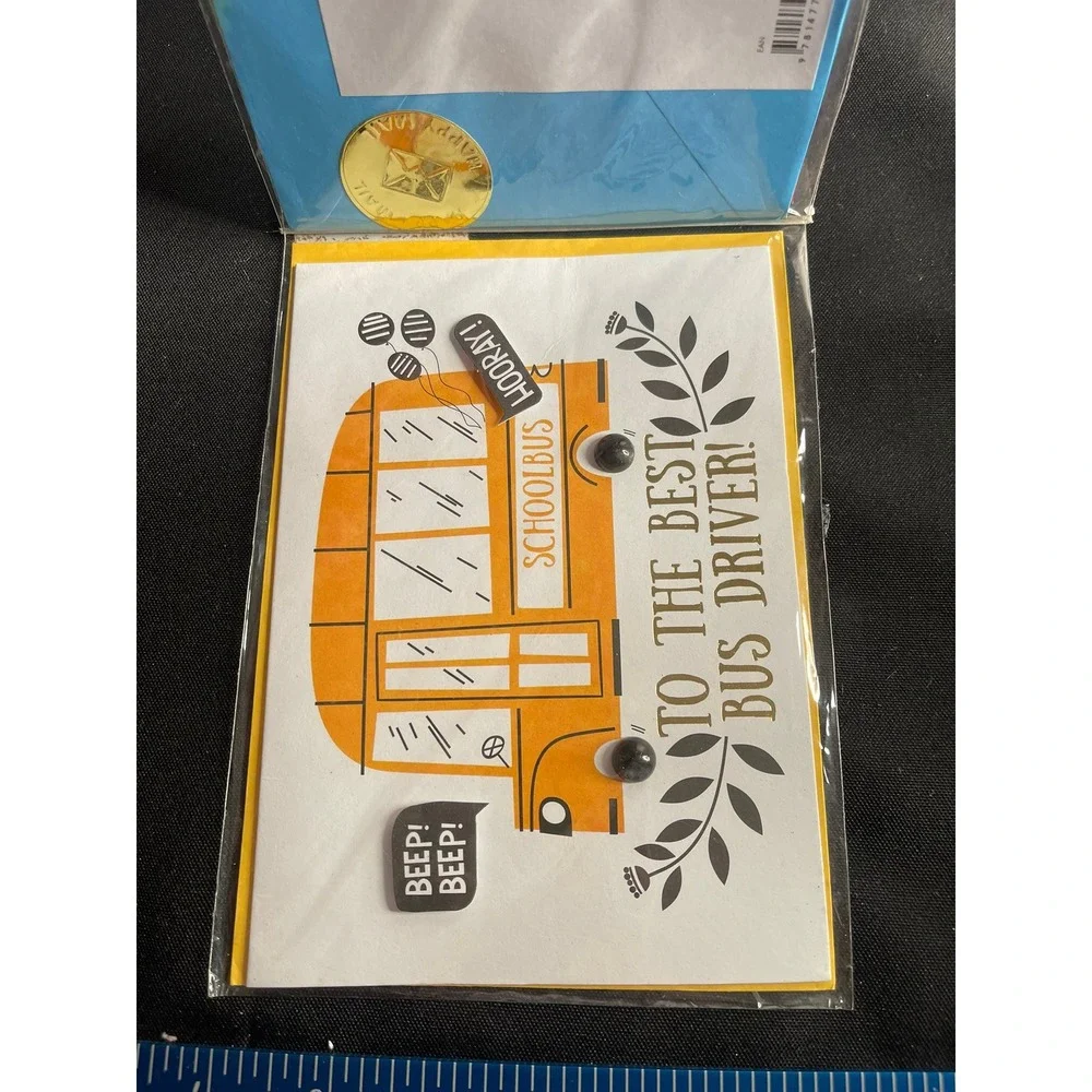 Graphique de France Set of 3 Teacher Nurse and Bus Driver Thank You Card HMD3002